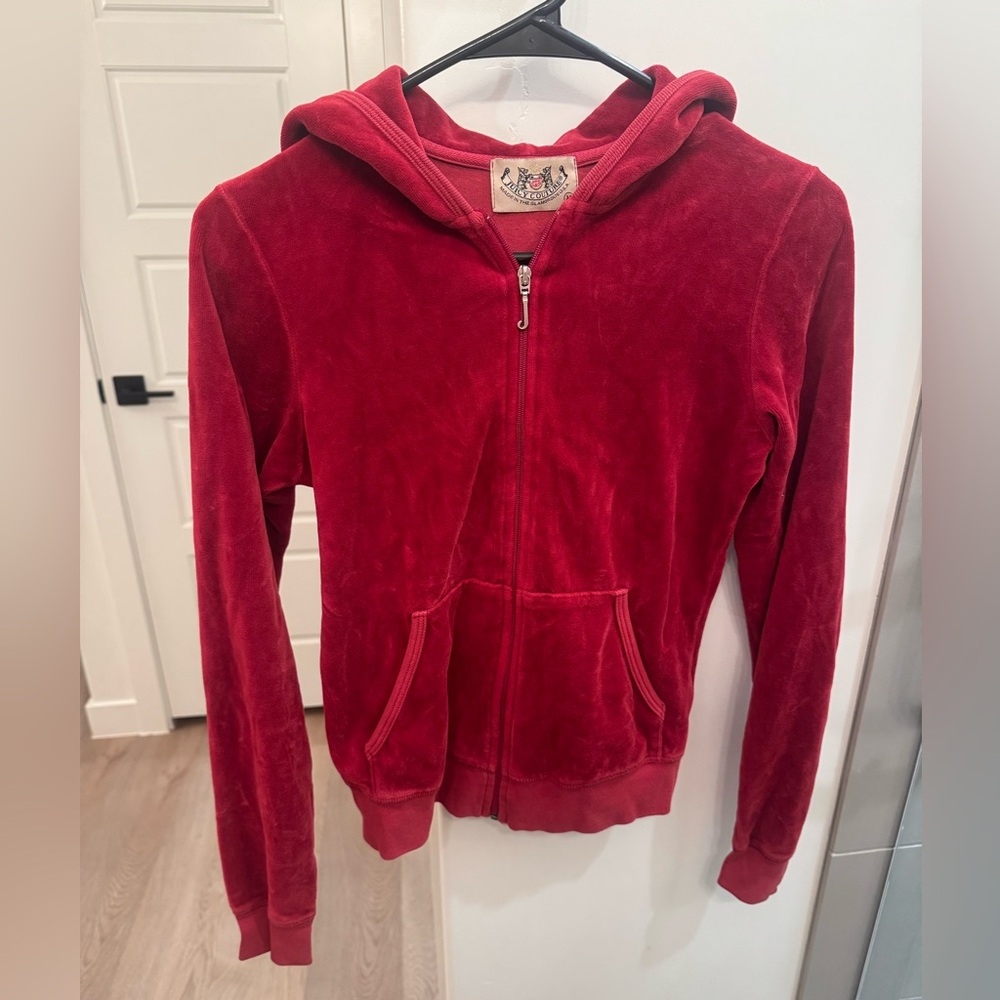 Juicy Couture Cherry Velour Hoodie